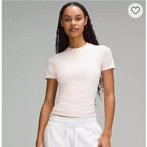 Wundermost Ultra-Soft Nulu Hip-Length Crew Short-Sleeve Shirt